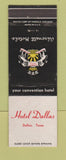 Matchbook Cover - Hotel Dallas TX Alsonett