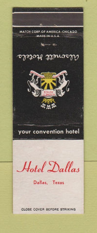 Matchbook Cover - Hotel Dallas TX Alsonett
