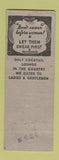 Matchbook Cover - Gill Hotel Ligonier IN WORN