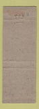 Matchbook Cover - Meredith Hotel Washington IN