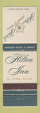 Matchbook Cover - Hilton Inn El Paso TX