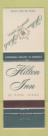 Matchbook Cover - Hilton Inn El Paso TX