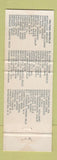 Matchbook Cover - Hilton Inn El Paso TX