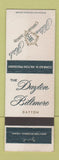 Matchbook Cover - Dayton Biltmore Hotel Dayton OH Hilton