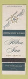 Matchbook Cover - Hilton Inn New Orleans LA