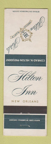 Matchbook Cover - Hilton Inn New Orleans LA