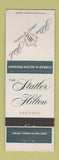 Matchbook Cover - Statler Hilton Hotel Hartford CT