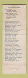 Matchbook Cover - Statler Hilton Hotel Hartford CT