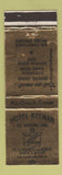 Matchbook Cover - Hotel Keenan Fort Wayne IN