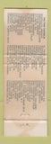 Matchbook Cover - Queen Elizabeth Hotel CN Hilton Montreal QC