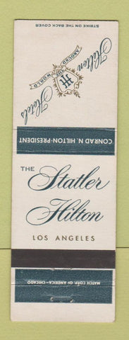 Matchbook Cover - Statler Hilton Hotel Los Angeles CA