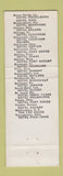 Matchbook Cover - Hotel Pick Ohio Youngstown OH
