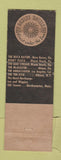 Matchbook Cover - McAllister Hotel Miami FL #2