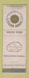 Matchbook Cover - Boca Raton Hotel FL Schine WEAR