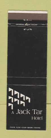 Matchbook Cover - Jack Tar Hotels San Francisco Clearwater FL Charleston SC