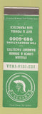 Matchbook Cover - Caesar's Italian Restaurant San Francisco CA