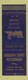 Matchbook Cover - Anaheim Depot Restaurant CA