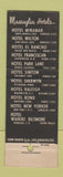 Matchbook Cover - Hotel Miramar Santa Monica CA Massaglia