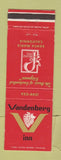 Matchbook Cover - Vandenberg Inn Santa Maria CA