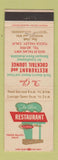 Matchbook Cover - Glen Restaurant Yucca Valley CA