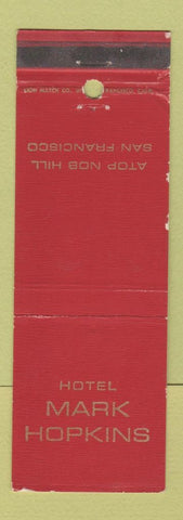 Matchbook Cover - Hotel Mark Hopkins San Francisco CA WEAR