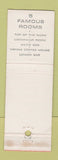 Matchbook Cover - Hotel Mark Hopkins San Francisco CA WEAR