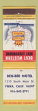Matchbook Cover - Ben Ber Motel Yreka CA Best Western WEAR