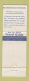 Matchbook Cover - Ben Ber Motel Yreka CA Best Western WEAR