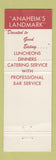 Matchbook Cover - The Kettle Restaurant Anaheim CA