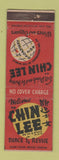 Matchbook Cover - Chin Lee Chinese Restaurant New York City