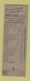 Matchbook Cover - Chin Lee Chinese Restaurant New York City