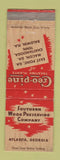Matchbook Cover - Creo Pine Treating Plants Wood Preserving Atlanta GA