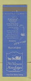 Matchbook Cover - Mount Vernon Motor Lodges Howard Johnsons Miami FL