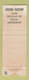 Matchbook Cover - Amvet Post #22 Hanover PA American Veterans