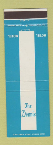 Matchbook Cover - Dennis Hotel Motel Atlantic City NJ