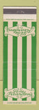 Matchbook Cover - Gene Reardon's Trench's Neptune Inn Atlantic City NJ