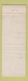 Matchbook Cover - Lilac Motel Basin WY