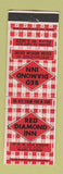 Matchbook Cover - Red Diamond Inn Italian Restaurant Miami FL