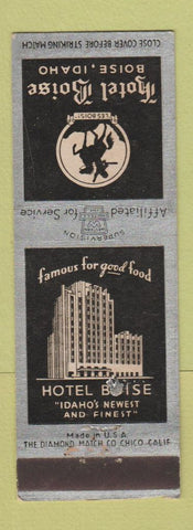 Matchbook Cover - Hotel Boise ID
