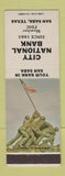 Matchbook Cover - City National Bank San Saba TX