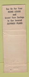Matchbook Cover - Citizens Savings Loan East Alton IL WORN