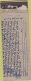 Matchbook Cover - Match Corp of America PRINTING ERROR WEAR