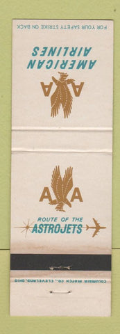 Matchbook Cover - American Airlines Astrojets WEAR