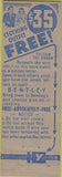 Matchbook Cover - Bentley's Clothing Milwaukee WI