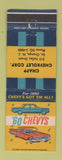 Matchbook Cover - Chapp Chevrolet South Orange NJ 1960