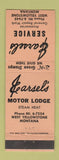 Matchbook Cover - Earsel's Service Auto Repair West Yellowstone MT WEAR