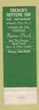 Matchbook Cover - Gene Reardon's Trench's Neptune Inn Atlantic City NJ