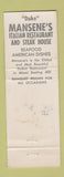 Matchbook Cover - Nansene's Italian Restaurant Miami FL