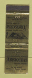 Matchbook Cover - Aristocrat Resort Motel Hollywood Beach FL