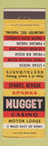 Matchbook Cover - Nugget Casino Sparks NV